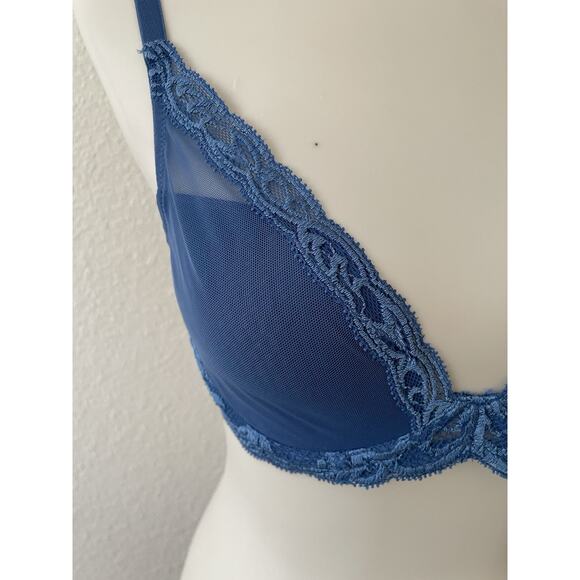 Natori Bra Lingerie Mesh Padded Lace Intimates Lounge - Picture 3 of 14